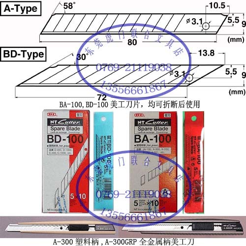 ͼۿԭװƷNT CUTTER BD-100Ƭ,̵Ƭ