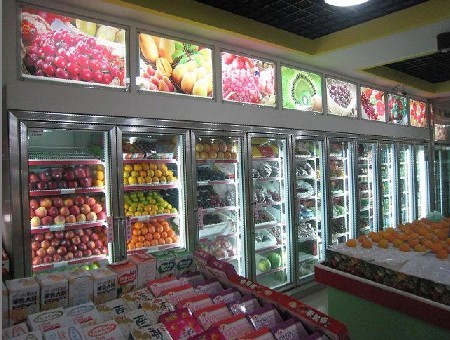 珠海百果园水果冷藏展示柜