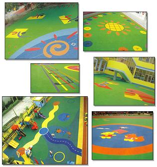 [供应]幼儿园场地规划 幼儿园塑胶地面施工 幼儿园塑胶操场