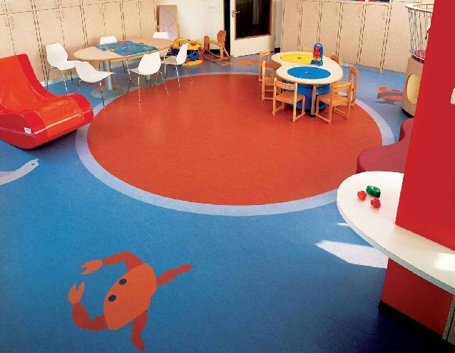 地板 PVC卷材地板 PVC塑胶地板 - 长沙天圳建