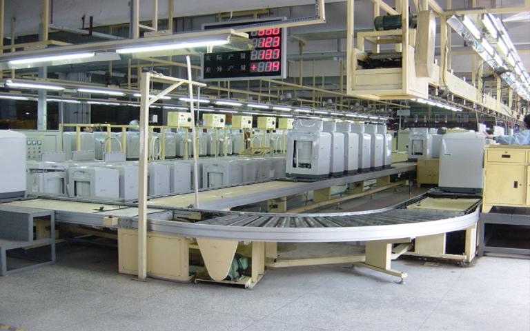 南京博萃公司设计制造洗衣机装配生产流水线设备