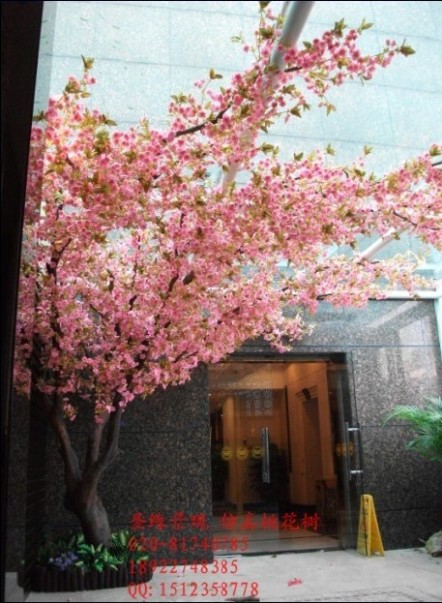 北京仿真桃花树 仿真桃花 仿真树 桃花树 仿真棕