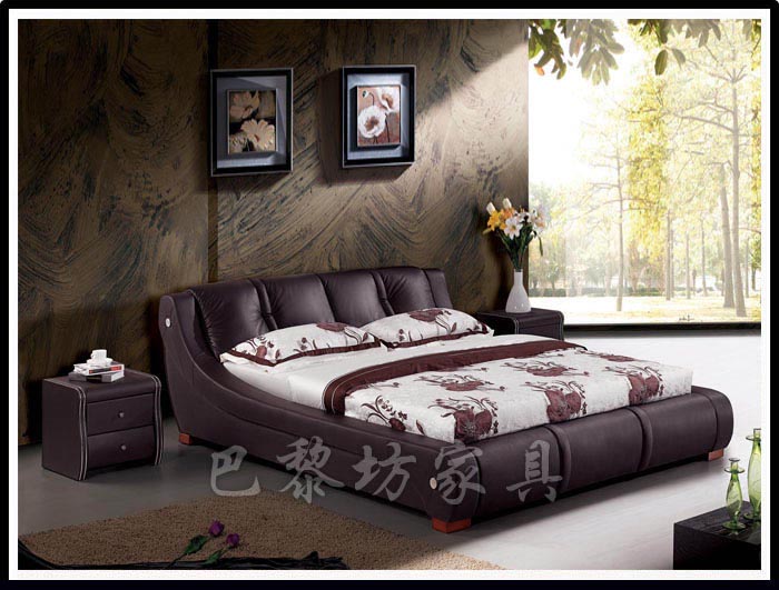 真皮软床 欧式软床 皮艺软床 榻榻米床 布艺软床 品牌