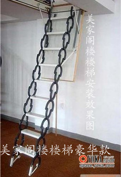 别墅伸缩花农楼梯别墅伸缩楼梯地下室伸缩楼梯阁楼家乐顶层水湾图片